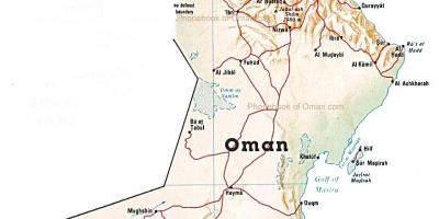 ओमान देश के नक्शे